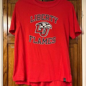 Under Armour Red Liberty Flames Long Sleeve Tee